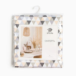 Скатерть Этель Треугольники 110х149 см, 80% хл, 20% пэ, сатин 110 г/м2  фото 8