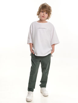 Брюки спортивные 22-7669 хаки - Mini maxi фото 4