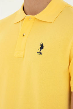 U. S. Polo Assn / Мужская желтая базовая футболка - U.s. polo assn фото 7
