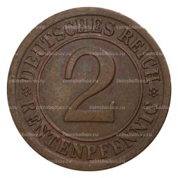 2 рентенпфеннига 1923 года А Германия