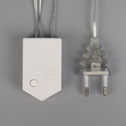 Гирлянда Бахрома-арка 1?1 м, IP20, прозрачная нить, 126 LED, свечение тёплое белое, 8 режимов, 220 В - Luazon lighting фото 6