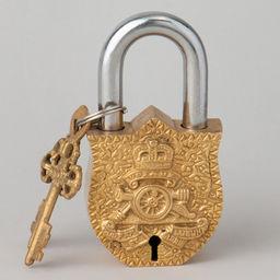 ЗАМОК ДЕКОРАТИВНЫЙ С КЛЮЧАМИ 11,5*5,7СМ - Lefard фото 3