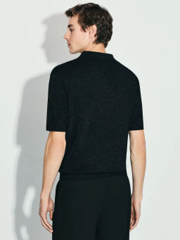 Джемпер поло с металлизированной нитью / Zarina