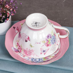 Чайный набор 2 предмета 250 мл на ножке / RS/12-FY22005 Grey / в подарочной коробке - Галеонтрейд фото 4