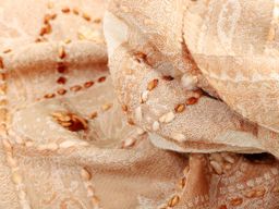 Палантин с вышивкой (шерсть 100%) № Тк903/79 - Ганг фото 3