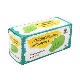 DELFBRICK DLK-25 Головоломка 1 шт 01_Носорог 10 элемент