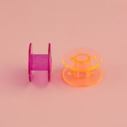 Набор шпулек в органайзере, d=20 мм, 30 шт., МИКС