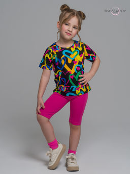 Костюм Актив яркие сердца-фуксия - Sovalina фото 2