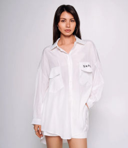 Рубашка #КТ20506, белый