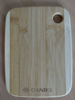 Доска разделочная бамбук, 20х15х1 см, прямоугольная, Бамбук, H-1567 (376771) - Daniks фото 8