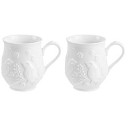 Набор 2 кружек 350 мл 11,5*9*9,5 см "Птички на ветке" бочонок