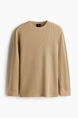 Camiseta en punto gofrado Slim Fit