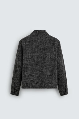ZIP-UP TEXTURED OVERSHIRT - Zara фото 8