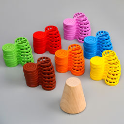 Развивающая игра балансир «Сказочное дерево» 21×16.5×7.5 см