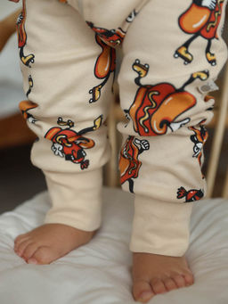 Комбинезон для мальчика с принтом Хот-доги