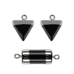 Бусина Zlatka металл пластик JJBM-09 10 x 27 мм 5 х 3 шт №01