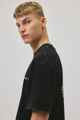 Camiseta lavada Boxy Fit - H&m фото 3