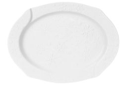 Блюдо 30,5*23*2 см Снежинки