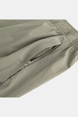 Брюки текстильные Серо-зеленый ANTA ICONIC Woven Track Pants  фото 4