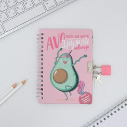 Анкета в твердой обложке на замочке Дружба навсегда, А6 40 л