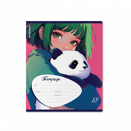 Цена за 10 шт. Тетрадь школьная ученическая ErichKrause Panda Hugs, 18 листов, линейка (в плёнке по 10 шт.)_MIX-PACK  фото 4