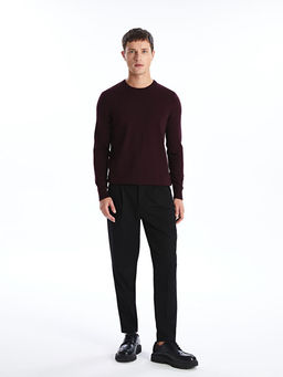 Bisiklet Yaka Erkek Triko Kazak