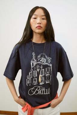 CASA BATLL_ PRINT T-SHIRT - Zara фото 11