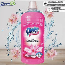 Концентрат для полоскания белья Clever Essenсe Pink Magnolia (Розовая магнолия) 1,8 л - Clovin фото 2