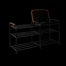 Полка для обуви "Альфа 33" с сиденьем и ящиком , арт. ПДОА33СЯ