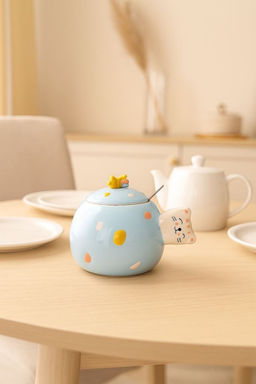 Кружка Cat fireworks, blue (430 ml)