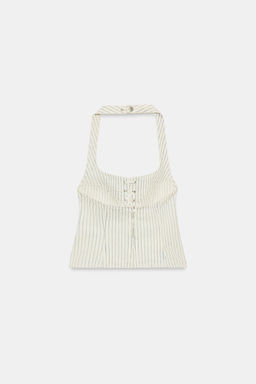 TOP HALTER RAYAS / Rayas