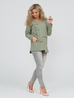 888 Туника "Св.олива"