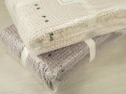 19с126-ШР/у./л.с.уп. 180*160 Плед "Зефир" цв. 1482 фиолетовый