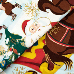 Ткань для пэчворка PEPPY НОВОГОДНИЕ ЧУДЕСА ПАНЕЛЬ ФАСОВКА 60 x 110 см 146 г/кв.м 5 100% хлопок НЧ-01