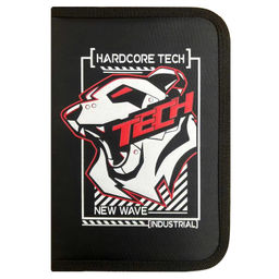 Пенал школьный Феникс+, арт.64162/ 24 КИБЕРЖИВОТНЫЕ (без наполнения, 13.3x20x3.5 см, полиэстер, молн