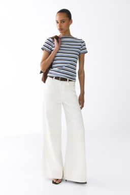 Top de algod?n con escote barco - H&m фото 7