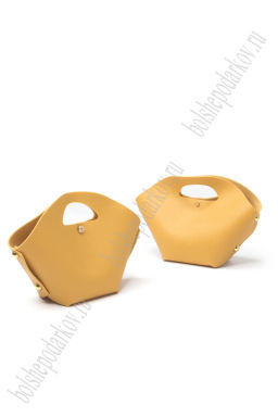Сумочка 15*11*5,5 см (2 шт) SF-8040, горчичный