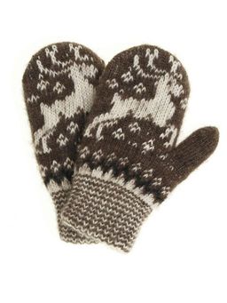 Варежки детские "Олень" 0601-6