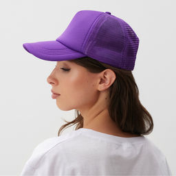 Бейсболка с сеткой MINAKU, фиолетовая, размер 56-58