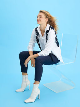 Kad?n Dar Fit D?z Pantolon