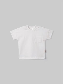 Футболка базовая "Молоко" с карманом