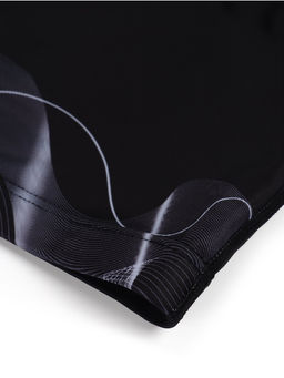 Шапочка для плавания взрослая ONLYTOP Waves, тканевая, обхват 54-60 см
