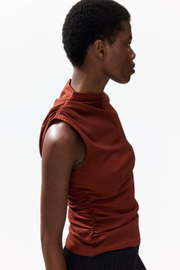Top drapeado con efecto arrugado - H&m фото 6