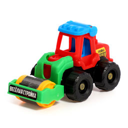 Набор тракторов Весёлая стройка, инерционные, в наборе 6 шт., цвет МИКС - Автоград фото 8