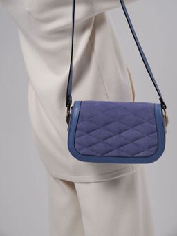 Сумка замшевая Deboro 30791 сиреневый закат