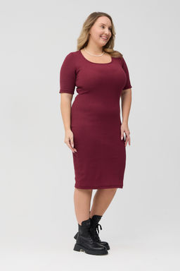 Платье из трикотажа кашкорсе с лайкрой - Solo mio фото 3