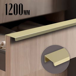 Ручка CAPPIO RT001, L=1200 мм, м/о 1160 мм, цвет сатиновое золото