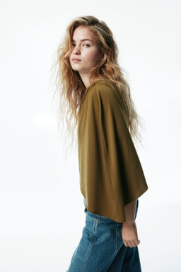 Top con detalle efecto capa - H&m фото 5