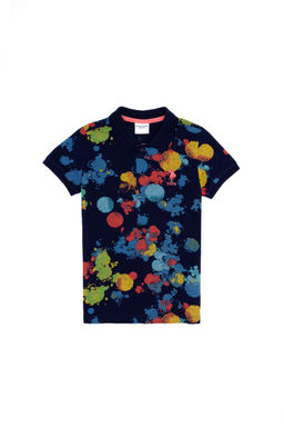 Erkek _ocuk Lacivert Polo Yaka Ti__rt