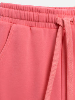 ACOOLA / Комплект для девочек ((1)джемпер и (2)шорты) Purim1 розовый  фото 6